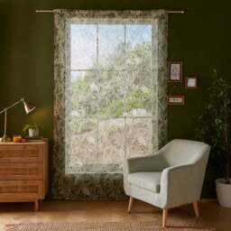 Natures Exhibitionist Tab Top Voile Panel - thumbnail 4