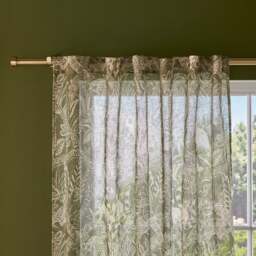 Natures Exhibitionist Tab Top Voile Panel