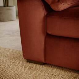 Milton Matte Velvet Corner Chaise Sofa - thumbnail 5