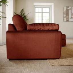 Milton Matte Velvet Corner Chaise Sofa - thumbnail 3