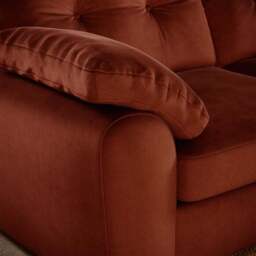 Milton Matte Velvet Corner Chaise Sofa - thumbnail 4