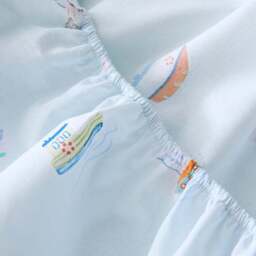 Set of 2 Little Boats Fitted Bed Sheets - thumbnail 2