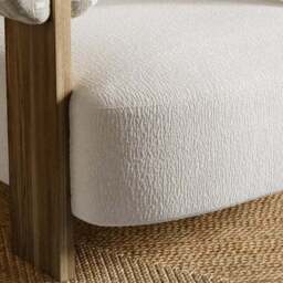 Fallon Cut Velvet Accent Chair - thumbnail 4