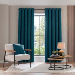 Luna Brushed Eyelet Curtains (Blackout Available) - thumbnail 2
