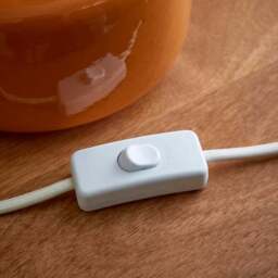 Cleo Curved Ceramic Table Lamp Base - thumbnail 5