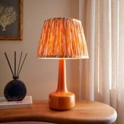 Cleo Curved Ceramic Table Lamp Base - thumbnail 3