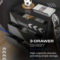 X Rocker Octane 3 Piece Bedroom Set - thumbnail 4