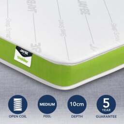 JayBe Toddler Medium Anti Allergy Foam Free Pocket Sprung Mattress - thumbnail 1