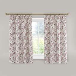 Shimla Embroidered Floral Pencil Pleat Curtains - thumbnail 5