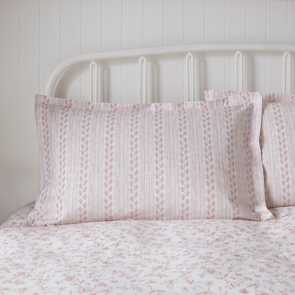 Floral Toile Polycotton Oxford Pillowcase - image 1