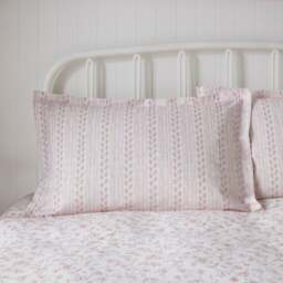 Floral Toile Polycotton Oxford Pillowcase - thumbnail 1