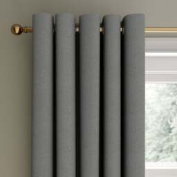 Rotterdam Herringbone Blackout Eyelet Curtains - thumbnail 1