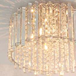 Vogue Crystal Blessing 4 Light Flush Ceiling Light - thumbnail 3