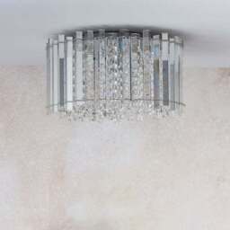 Vogue Crystal Blessing 4 Light Flush Ceiling Light - thumbnail 2