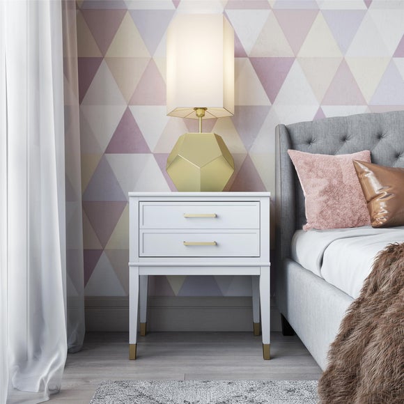 Cosmo Living Westerleigh 1 Drawer Bedside Table - image 1