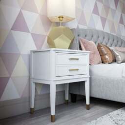 Cosmo Living Westerleigh 1 Drawer Bedside Table - thumbnail 2