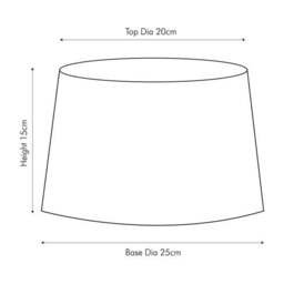 Scallop Ombre Soft Pleated Tapered Lamp Shade - thumbnail 6