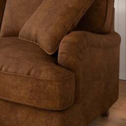 Beatrice II Relaxed Faux Leather Corner Chaise Sofa - thumbnail 4