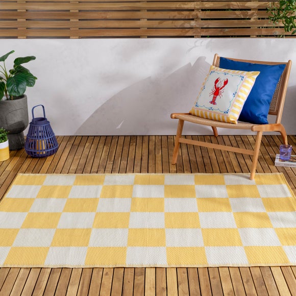 Furn Checkerboard Indoor Outdoor Rug - image 1