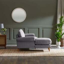 Jolene Soft Texture Corner Chaise Sofa - thumbnail 4