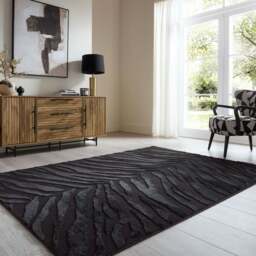 Boucle Carved Zebra supersoft Rug
