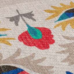 Hani Floral Washable Rug - thumbnail 3