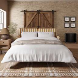 Beatrice II Striped Boucle 3 Seater Sofa Bed - thumbnail 1