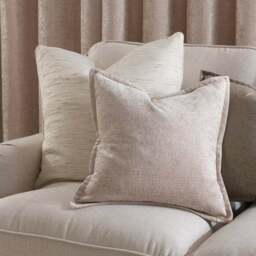 Chenille Square Oxford Cushion - thumbnail 3