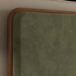 Darla Velvet & Wood Effect Bed Frame - thumbnail 5