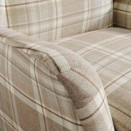 Charnwood Checked Pushback Armchair - thumbnail 4