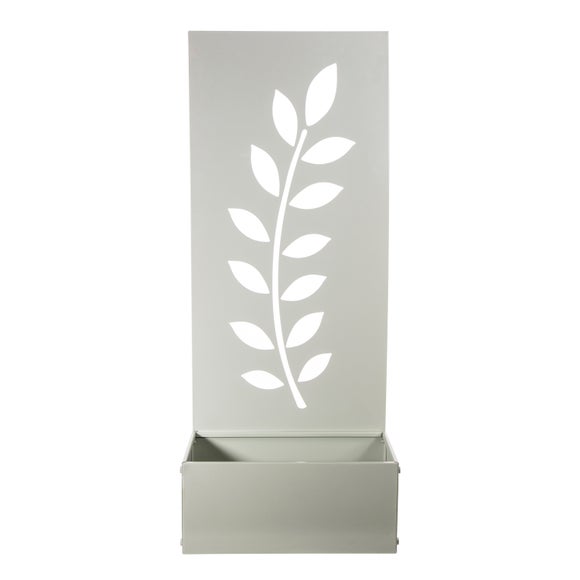 Screen Planter with Fern Design - image 1