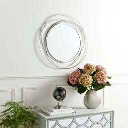 Zen Luxe Round Indoor Outdoor Wall Mirror - thumbnail 2