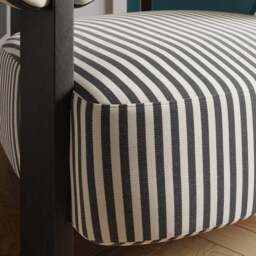 Fallon Woven Stripe Bolster Accent Chair - thumbnail 4