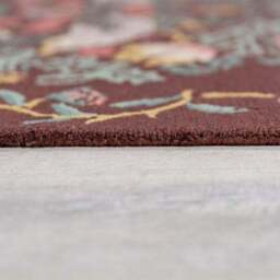 William Morris At Home Strawberry Thief Wool Rug - thumbnail 4