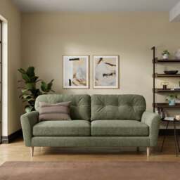 Sven Soft Texture Chenille 4 Seater Sofa