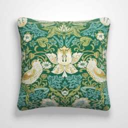 William Morris At Home Strawberry Thief Polyester Made To Order Cushion Cover - thumbnail 2