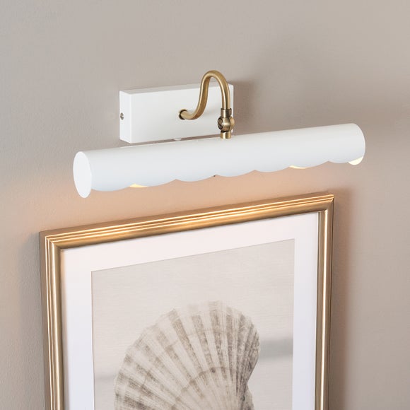 Remi Scalloped 2 Light Adjustable Picture Wall Light - image 1