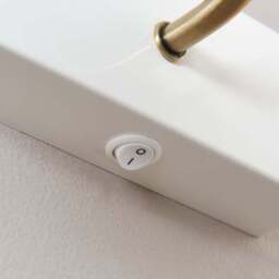 Remi Scalloped 2 Light Adjustable Picture Wall Light - thumbnail 4