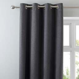 Luna Brushed Eyelet Curtains (Blackout Available) - thumbnail 1