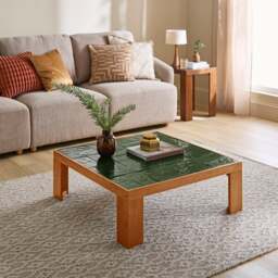 Lavina Glass Tiled Coffee Table - thumbnail 1