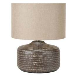 Pacific Lifestyle Kai Textured Round Table Lamp - thumbnail 5