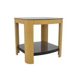 Affinity Real Curved Side Table, Wood - thumbnail 2