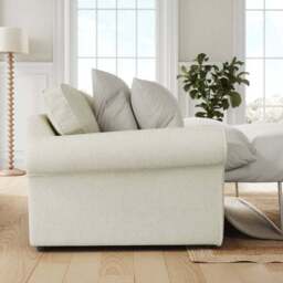 Flori Chunky Chenille 2 Seater Sofa Bed - thumbnail 2