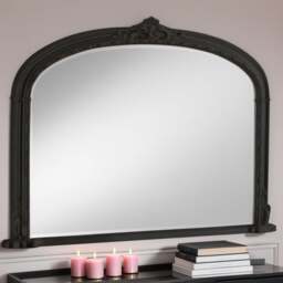 Yearn Victoria Arched Bevelled Overmantel Wall Mirror - thumbnail 1