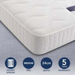 Silentnight Medium to Firm 1000 Pocket Sprung Mattress - thumbnail 1