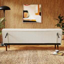 Niko Boucle 3 Seater Clic Clac Sofa Bed - thumbnail 2