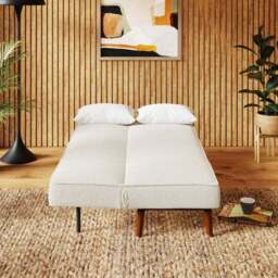 Niko Boucle 3 Seater Clic Clac Sofa Bed - thumbnail 3