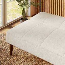 Niko Boucle 3 Seater Clic Clac Sofa Bed - thumbnail 4