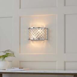 Vogue Hudson 2 Light Crystal Wall Light - thumbnail 1