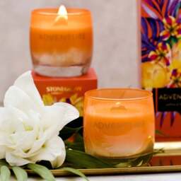 Stoneglow Infusion Saffron & Bergamot Orange Adventure Candle - thumbnail 1